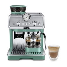 De'Longhi La Specialista Arte EC9155.GR, Barista Pump Espresso Machine, Bean to Cup Coffee and Cappuccino Maker, 8 Grinding Settings, MyLatte Art Frothing Wand, 1550W, Green
