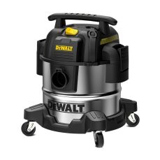 DeWALT 20L Stainless Steel Wet and Dry Vacuum, 1050W Shop Vacuum Cleaner, DXV20S, Silver