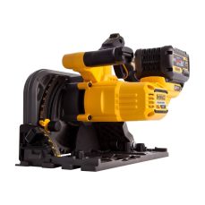DEWALT DCS520T2-GB XR FlexVolt Cordless Brushless Plunge Saw with 2 DCB546 Batteries, 54V, Yellow/Black, 2 x 18V 6.0Ah Li-Ion Batteries, Set of 6 Pieces