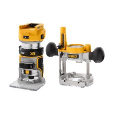DEWALT DCW604NT-XJ 18V XR Brushless 8mm (1/4") Router in TSTAK Kitbox, Bare Unit