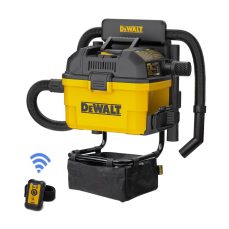 DEWALT Portable 23L Wet and Dry Vacuum Cleaner, Wall-Mounted Garage Vacuum Cleaner, 1100W, DXV23G, Detachable Lightweight Toolbox Wet and Dry Vac for Saw Dust in Workshop