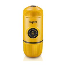 WACACO Nanopresso Portable Espresso Maker, Upgrade Version of Minipresso, 18 Bar Pressure, Yellow Patrol Edition, Small Travel Coffee Maker, Manually Operated, Compatible with Ground Coffee