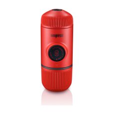 WACACO Nanopresso Portable Espresso Maker, Upgrade Version of Minipresso, 18 Bar Pressure, Red Patrol Edition, Small Travel Coffee Maker, Manually Operated, Compatible with Ground Coffee