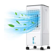 Feastingair Mobile Air Conditioners, 4-IN-1 Evaporative Air Cooler 5.5L Water Tank, Portable 3 Mode & Wind Speeds