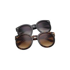 GrinderPUNCH Oversized Sunglasses For Women Round Circle Oversized Mod Fashion 2 Pack