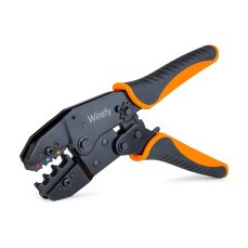 Wirefy Crimping Tool for Insulated Electrical Connectors - Ratcheting Wire Crimper Tool