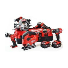 M18 FPP6D2-503B Fuel™ Powerpack 6-Piece Kit - 18V with 3 x 5.0Ah Li-ion Batteries