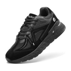 Men's Extra Wide Fit Trainers - Comfortable Running Sneakers for Flat Feet & Plantar Fasciitis with Rebound Core