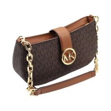 Michael Kors Carmen XS Leather Pouchette Shoulder Bag