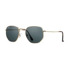 Pro Acme Small Square Sunglasses for Women Men – 100% Real Glass Lens, Hexagonal Frame