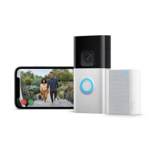 Ring Battery Video Doorbell Plus + Ring Indoor Camera (2nd Gen) by Amazon