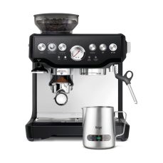 Sage - The Barista Express - Bean to Cup Coffee Machine with Grinder and Milk Frother, Black Truffle