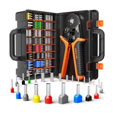 SOMELINE® Crimping Tools Set with 24 Types of Ferrules - Ferrule Pliers 0.25-10mm (AWG 24-8)