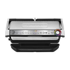Tefal OptiGrill+ XL GC722D40 Intelligent Health Grill, 9 Automatic Settings, Stainless Steel, 2180W, 6-8 Portions, 48.9 x 38.2 x 22.8 cm, Silver