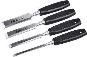 Rolson 56159 4 pc Wood Chisel Set - Premium Quality Woodworking Chisels for Precision Crafting (Copy)