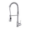 Blanc Chrome Pull Down Kitchen Faucet – Single Lever Control, Brass Body, Sedal Ceramic Disc Cartridge, Deck Mounted, 550mm Height, 5-Year Warranty